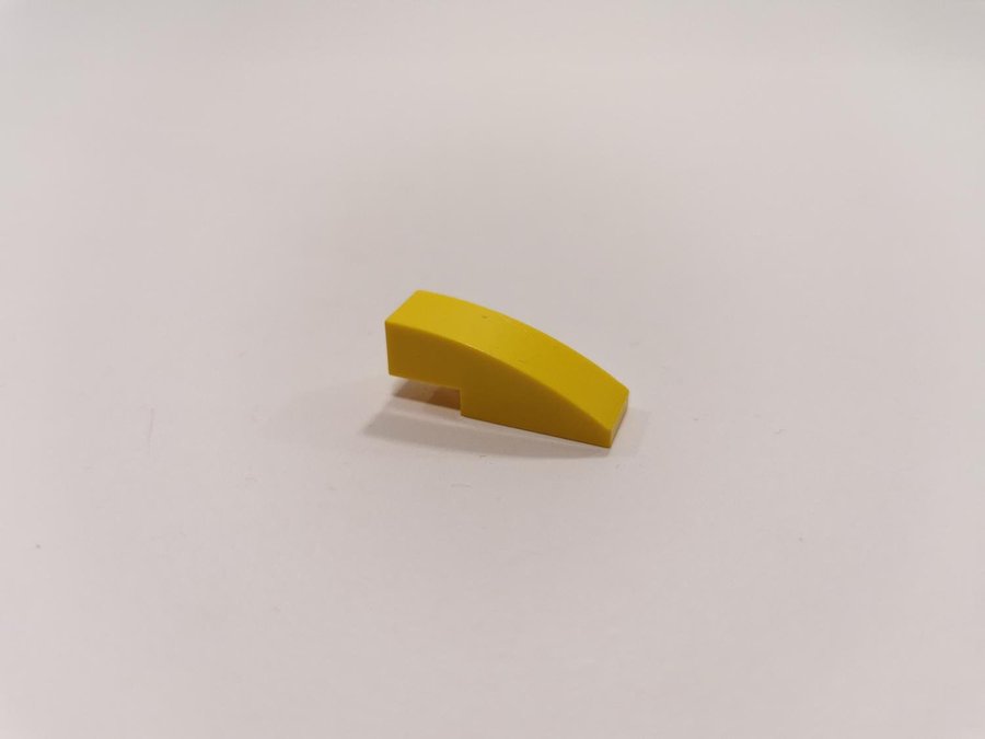 Lego - slope - curved - böjd - 3x1 - part 50950 - gul