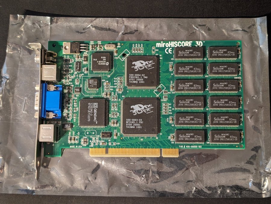 miroHISCORE 3D - 3Dfx VOODOO1 6MB