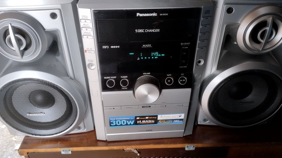 Panasonic Sa-AK350 CD STEREO SYSTEM