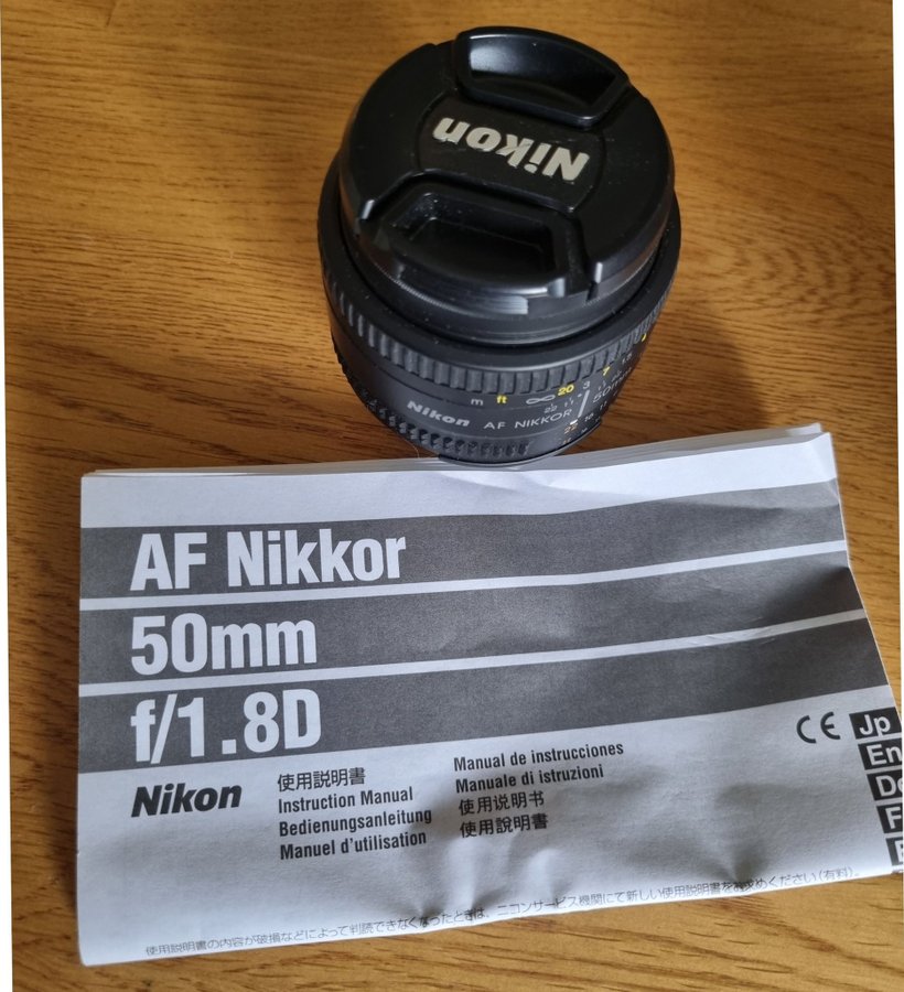 Nikon AF Nikkor 50mm f/1.8D Objektiv