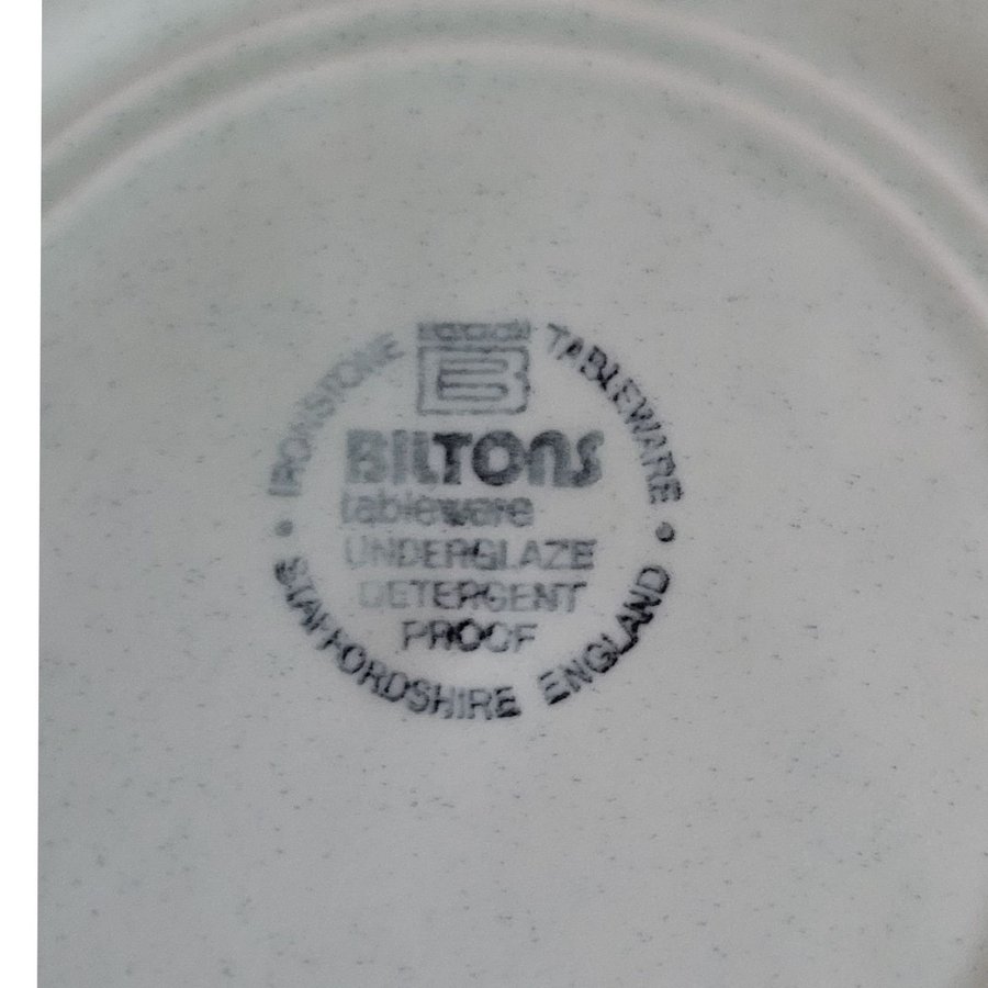 BILTONS tableware Staffordshire rustik tallrik 23 cm stengods