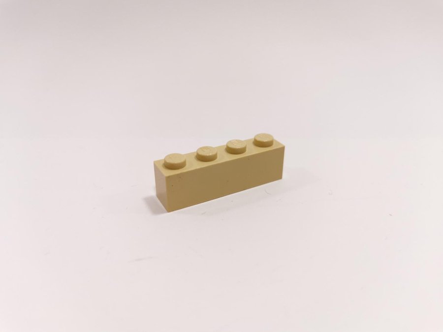 Lego - brick - bas - 1x4 - part 3010 - ljusbiege (tan)