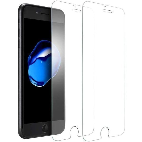 2-Pack - iPhone 7/8/SE - Skärmskydd i Härdat Glas