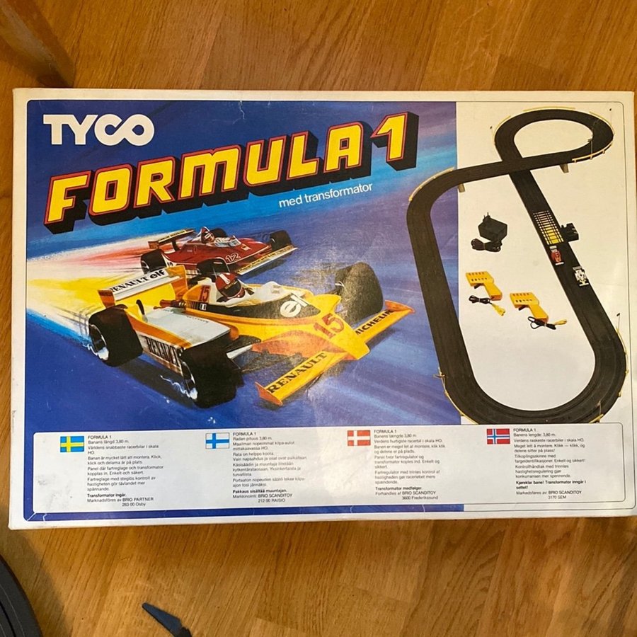 Tyco Formula 1 Banset med 2 bilar