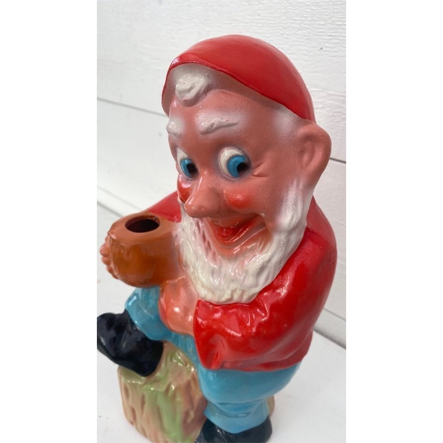 Antik Tomte Ljusstake Retro