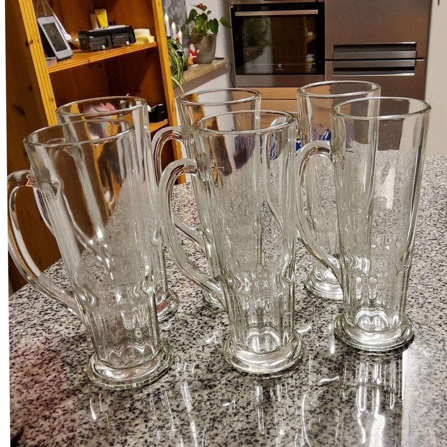 6 st ölglas 50cl