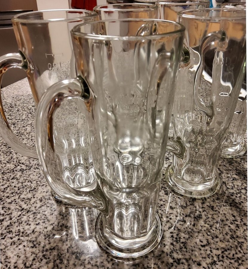 6 st ölglas 50cl