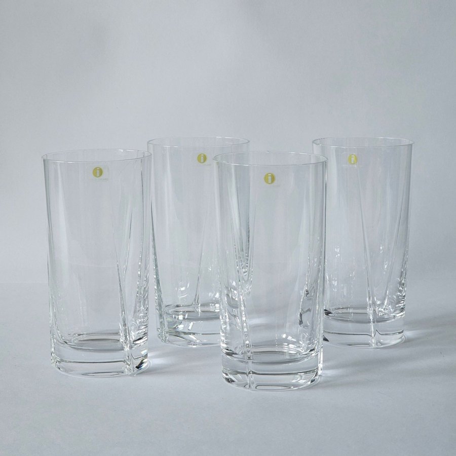 Tapio Wirkkala, highball, 5 st, "Viva", Iittala, dricksglas, glas, vintage