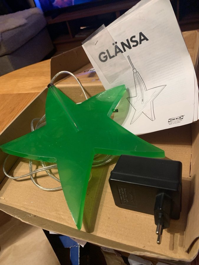 IKEA Glansa Stjärna Grön