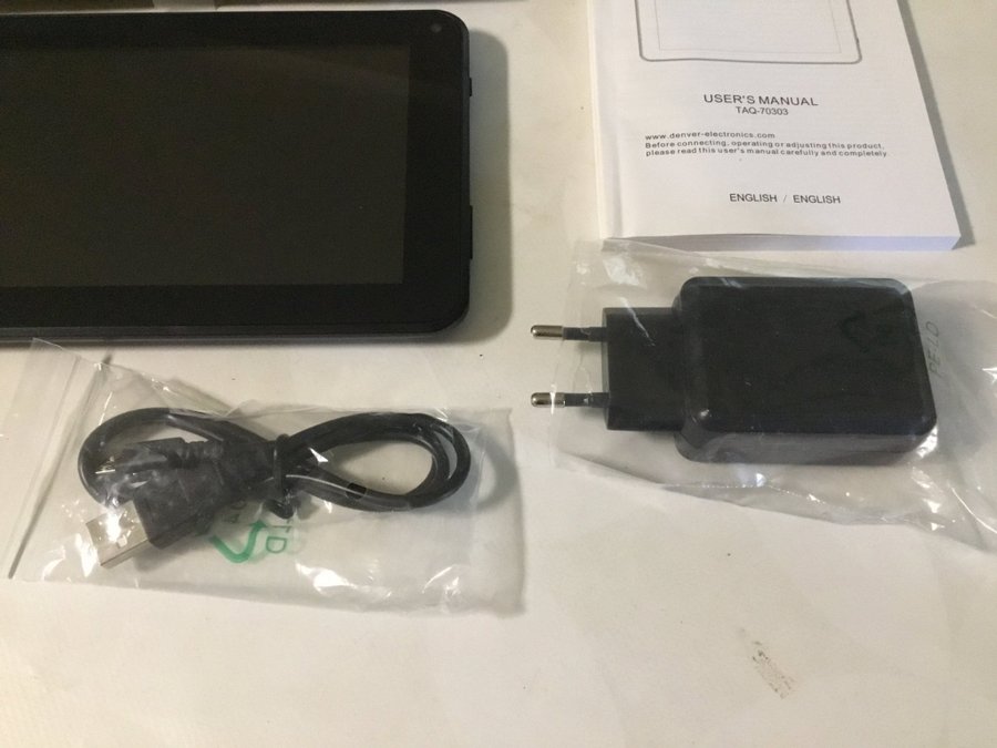 Ny Denver 7 tums Tablet - wifi, 16Gb + 1 Gb Ram - TAQ 70303 Quad core