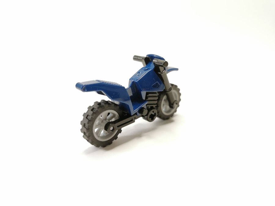 Lego - fordon - motorcykel - cross - mörkblå