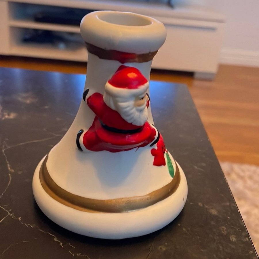 Jul-Ljusstake med Tomte