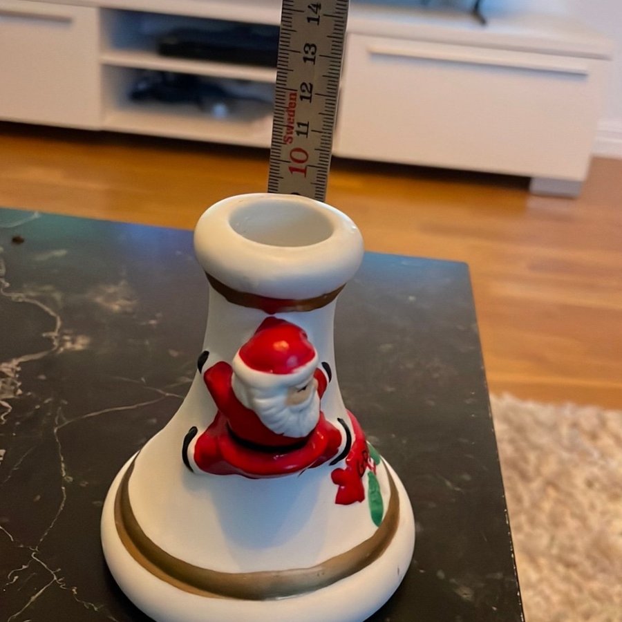 Jul-Ljusstake med Tomte