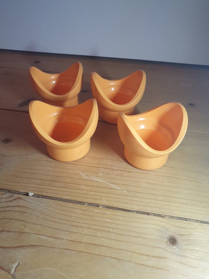 8st Retro Vintage Äggkoppar från Tupperware