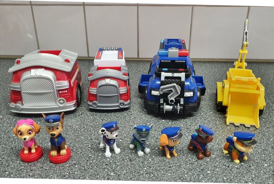 Paw Patrol Leksaksbilar och figurer