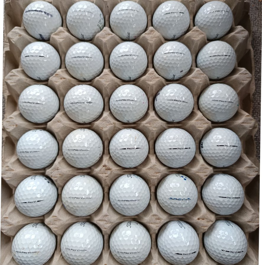 30 st Titleist Pro V1/V1x Golfbollar