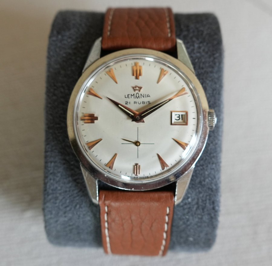 Vintage Lemania 21 Rubis 1950s/60s Watch