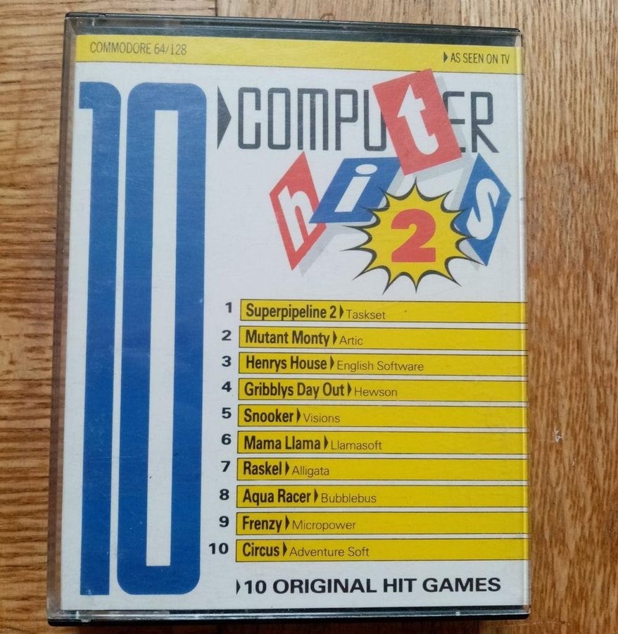 10 Computer Hits 2 (Beau-Jolly) - Commodore 64 / C64 Spel