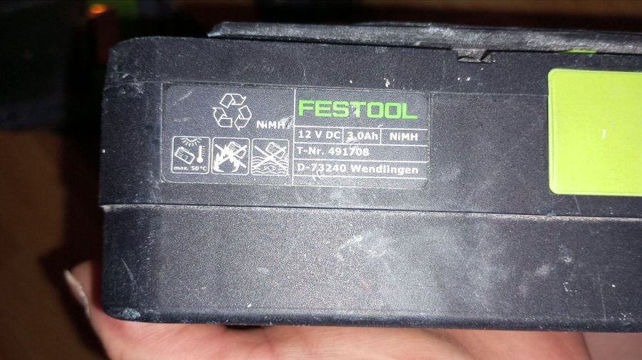 Festool BR10 samt batteri