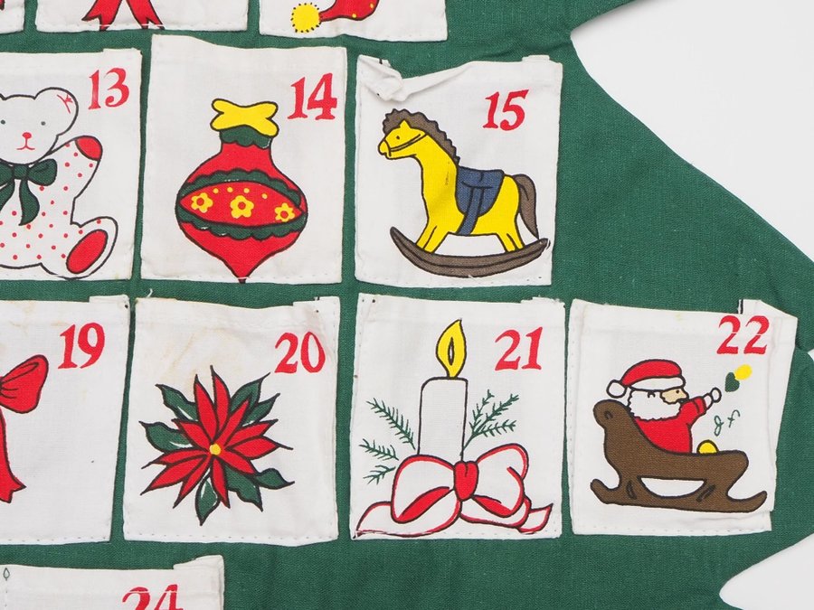 Adventskalender Gran med fickor