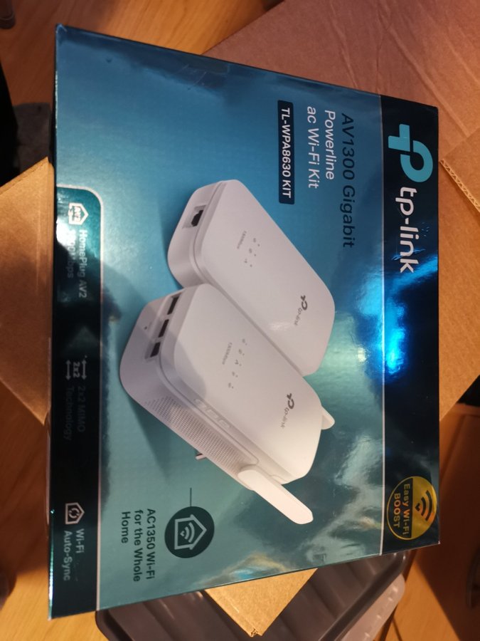 TP-Link AV1300 Gigabit Powerline ac Wi-Fi Kit TL-WPA8630