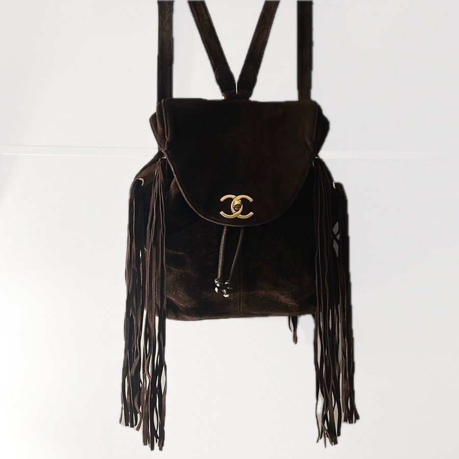 Chanel Vintage Backpack with fringes