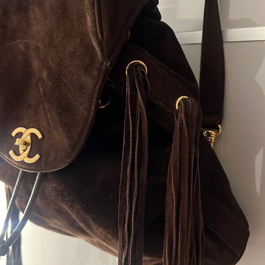 Chanel Vintage Backpack with fringes