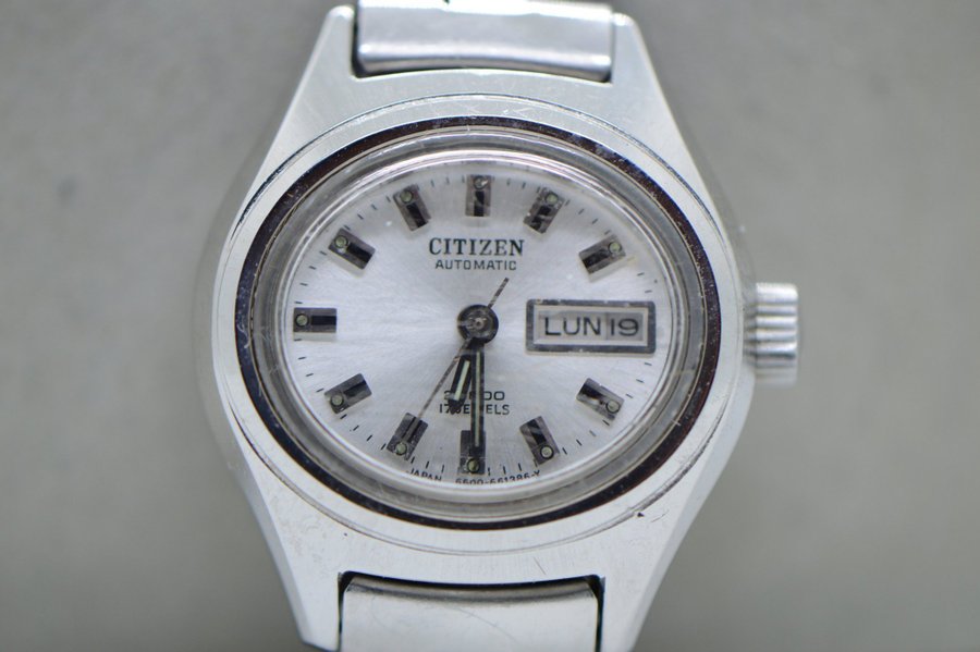 Vintage CITIZEN 17 Jewels Klocka Automatic 27X25mm