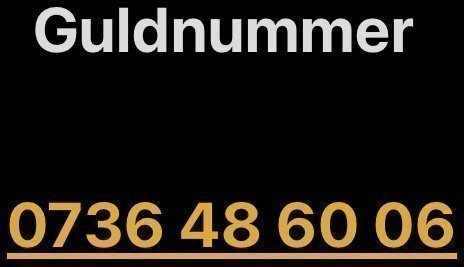 Guldnummer 0736 48 60 06 Comviq kontant simkort