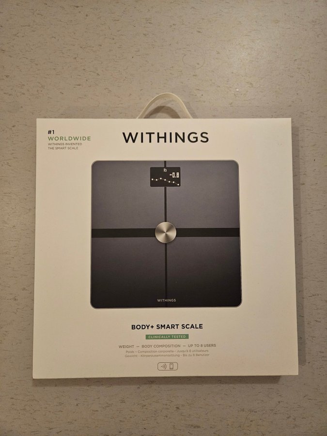 Withings Body+ Smart Scale oöppnad