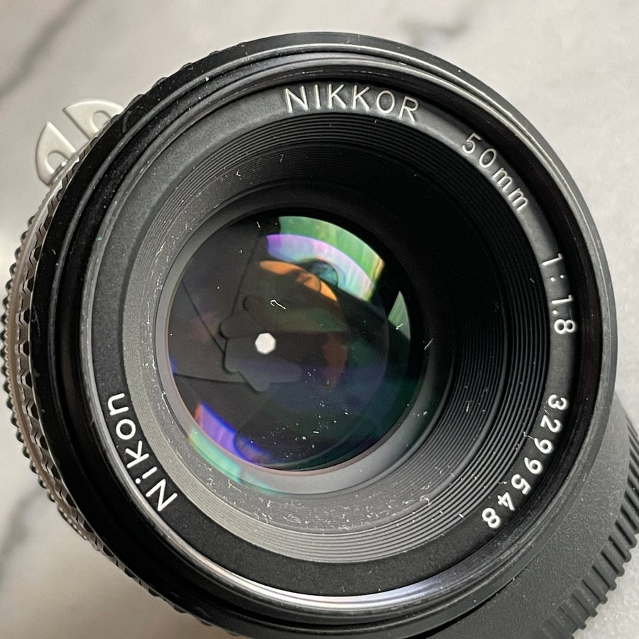 Nikkor Nikon F AI-S 50mm f1.8 AI-S Long Barrel