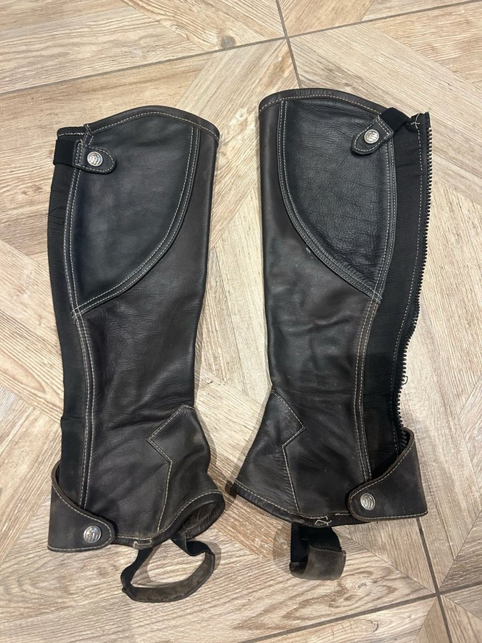 Shortchaps, läder, S