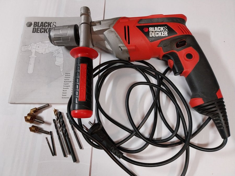 Borrmaskin Black  Decker typ KR 703 , 710 W i bra skick