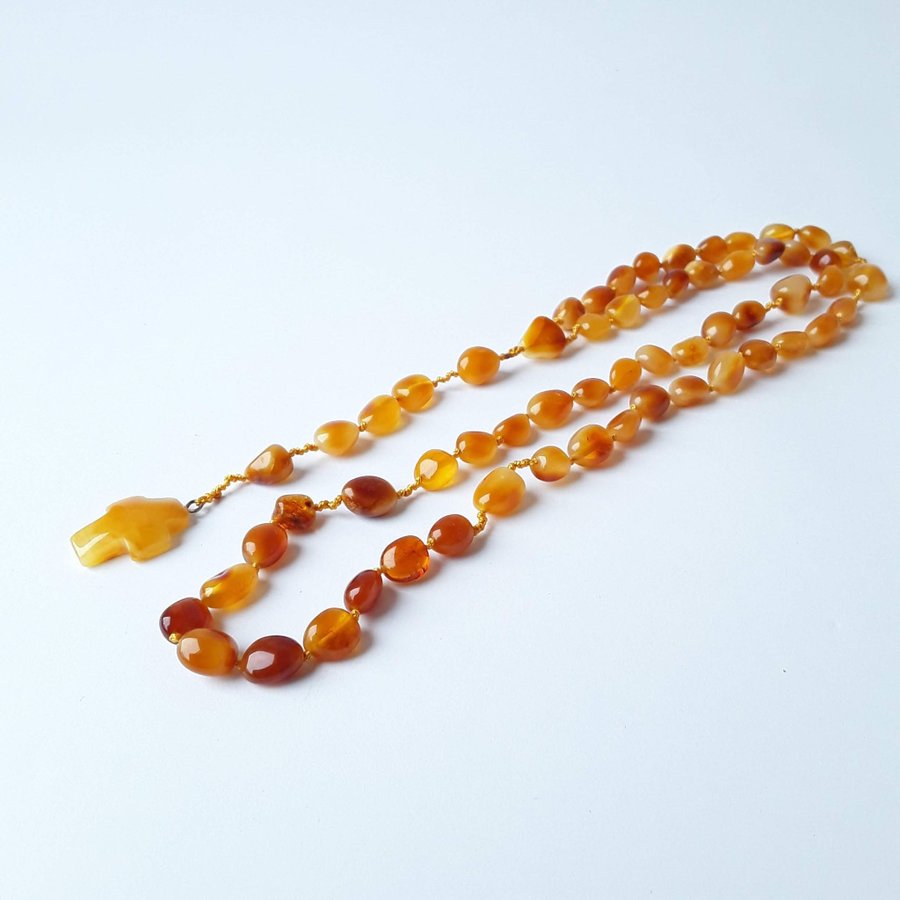 Baltic amber gemstone ROSARY knotted Catholic Christian religious rosary prayer