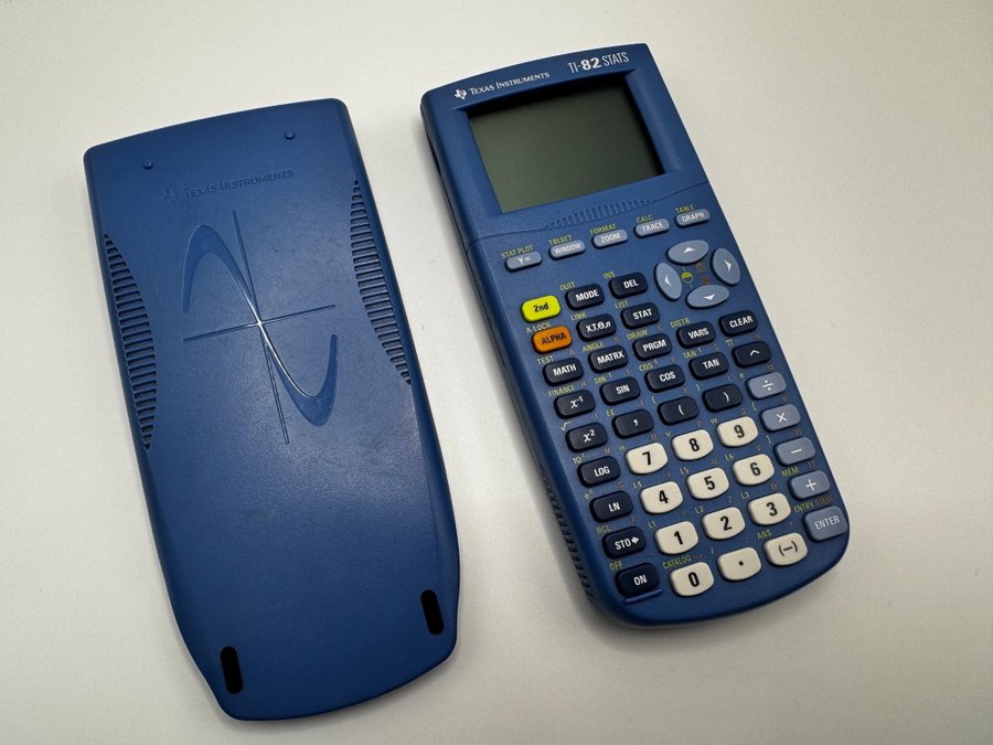 Texas Instruments TI-82 Stats (blå) #TIJ