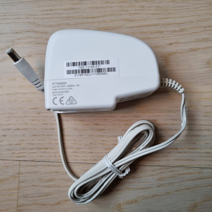 Strömadapter för accesspunkter Netgear (NY) Vit AC Adaptor