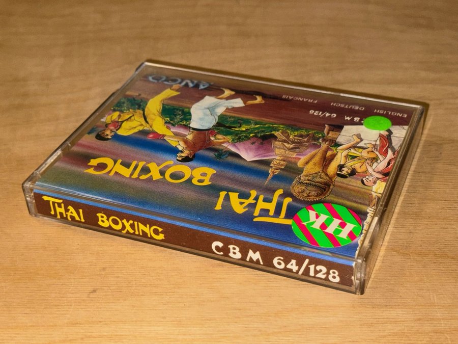 Thai Boxing på kassett till Commodore 64/128