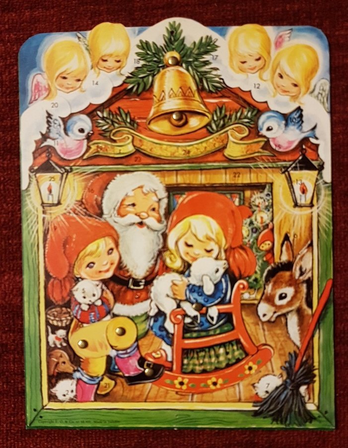 GAMMAL ADVENTSKALENDER/JULKALENDER