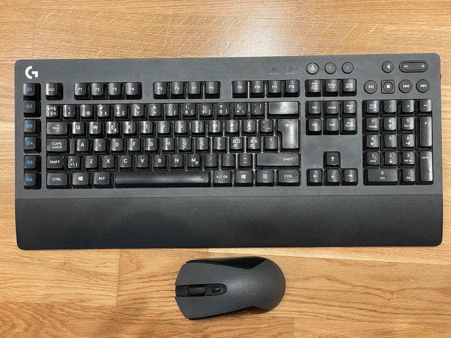 Logitech G613 och G603, trådlöst tangentbord och mus för gaming