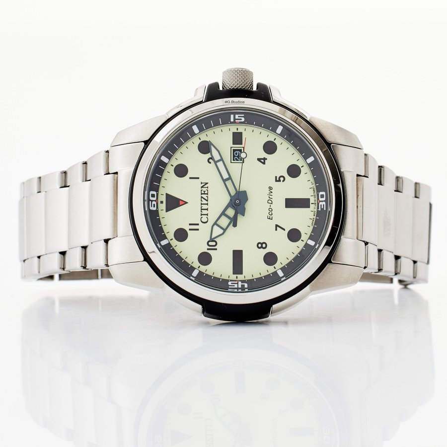 (NY!) Citizen Eco-Drive / AW1800-89X - Of Sea Land Steel