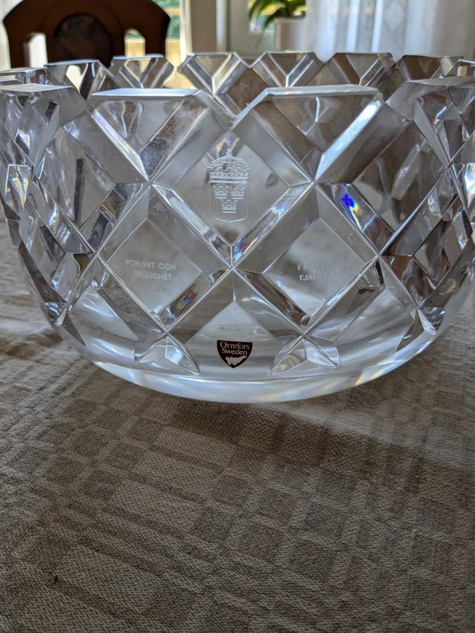 Orrefors Crystal Bowl