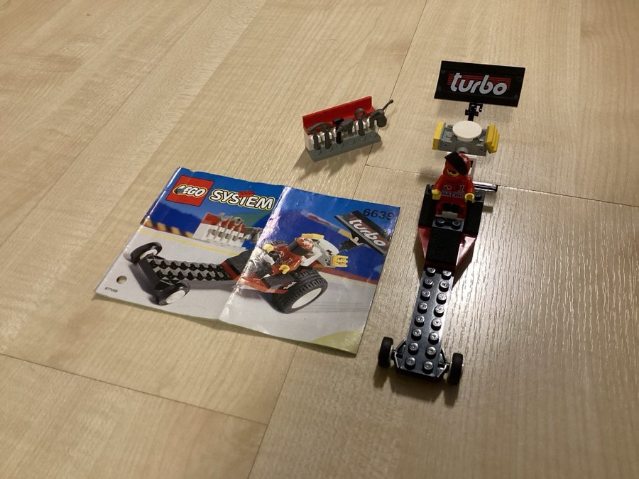 Lego 6639 Race Raven Racer med instruktionshäfte ej komplett Från 1995