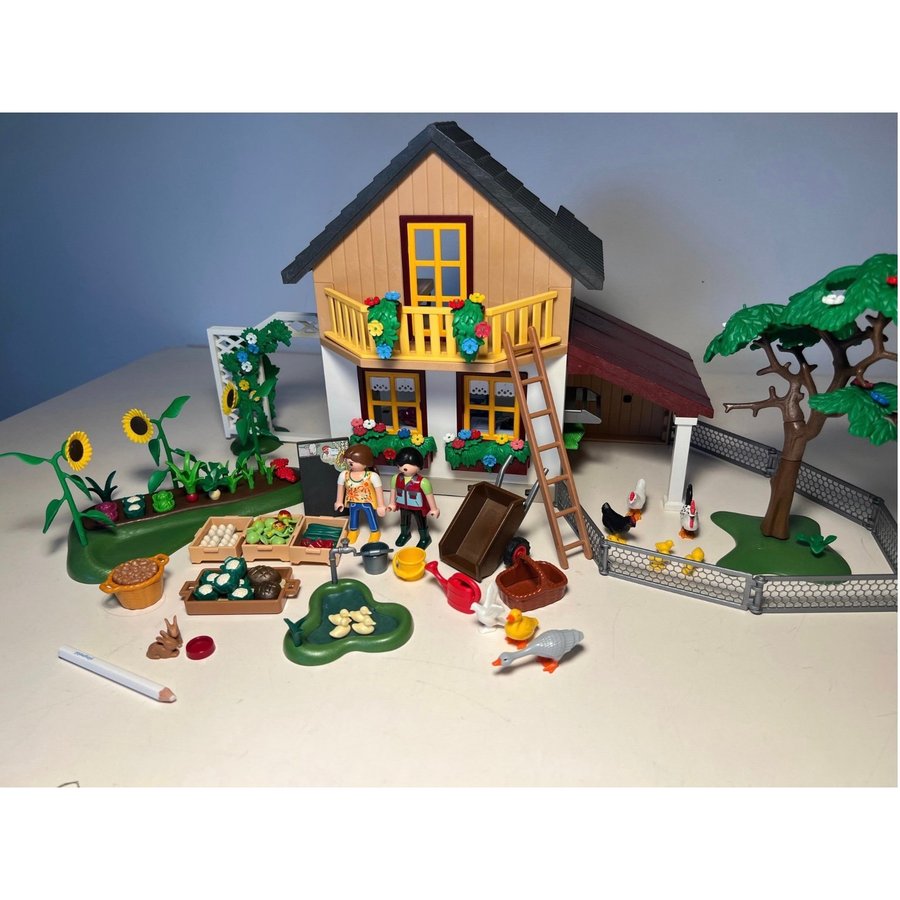 Playmobil Stort Set Hus med Tillbehör