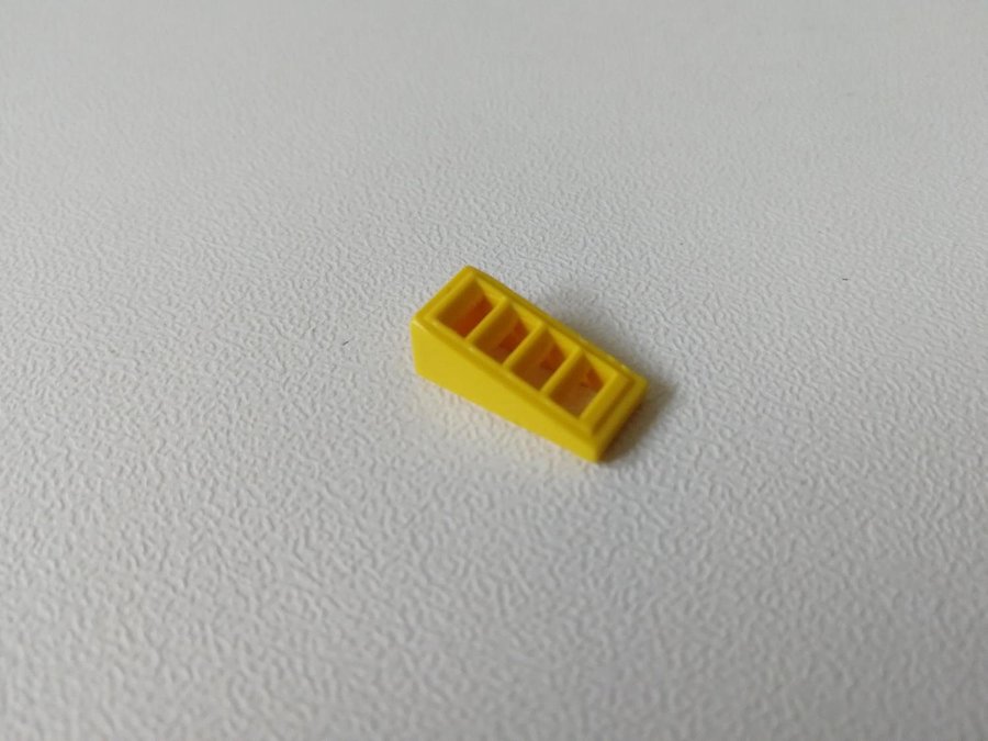 Lego - galler - grill - sned - 2x1x2/3 - part 61409 - gul