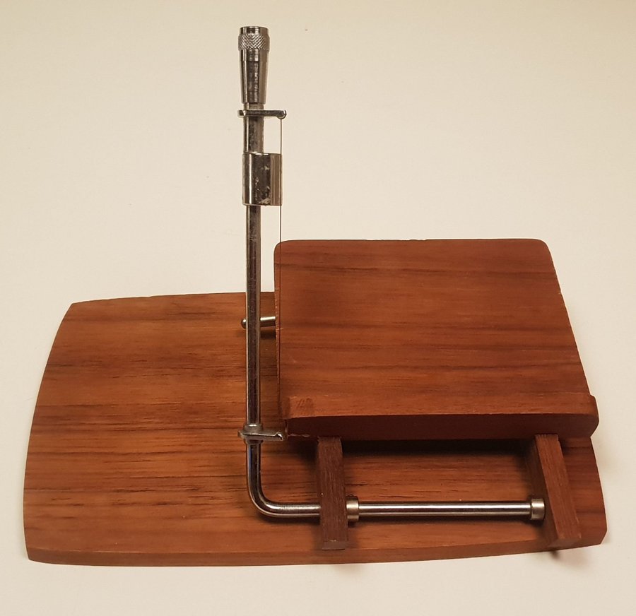 ** Retro ostskärare TEAK design osthyvel ostbricka