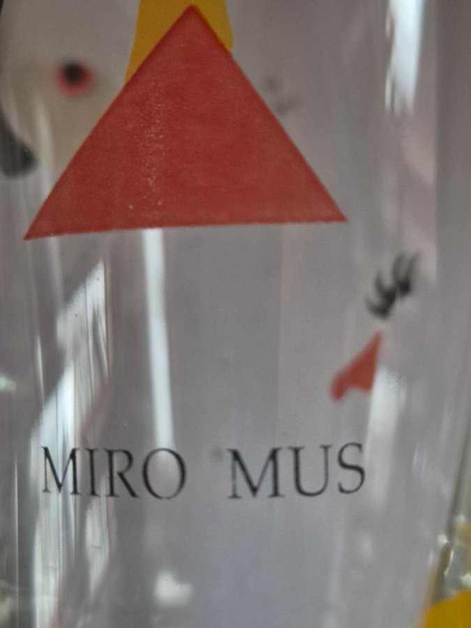 3 st Miro Mus glas