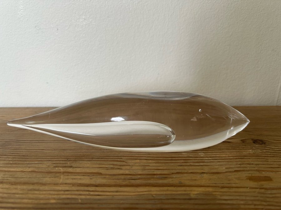 Glasfigur Delfin Kosta Vicke Lindstrand