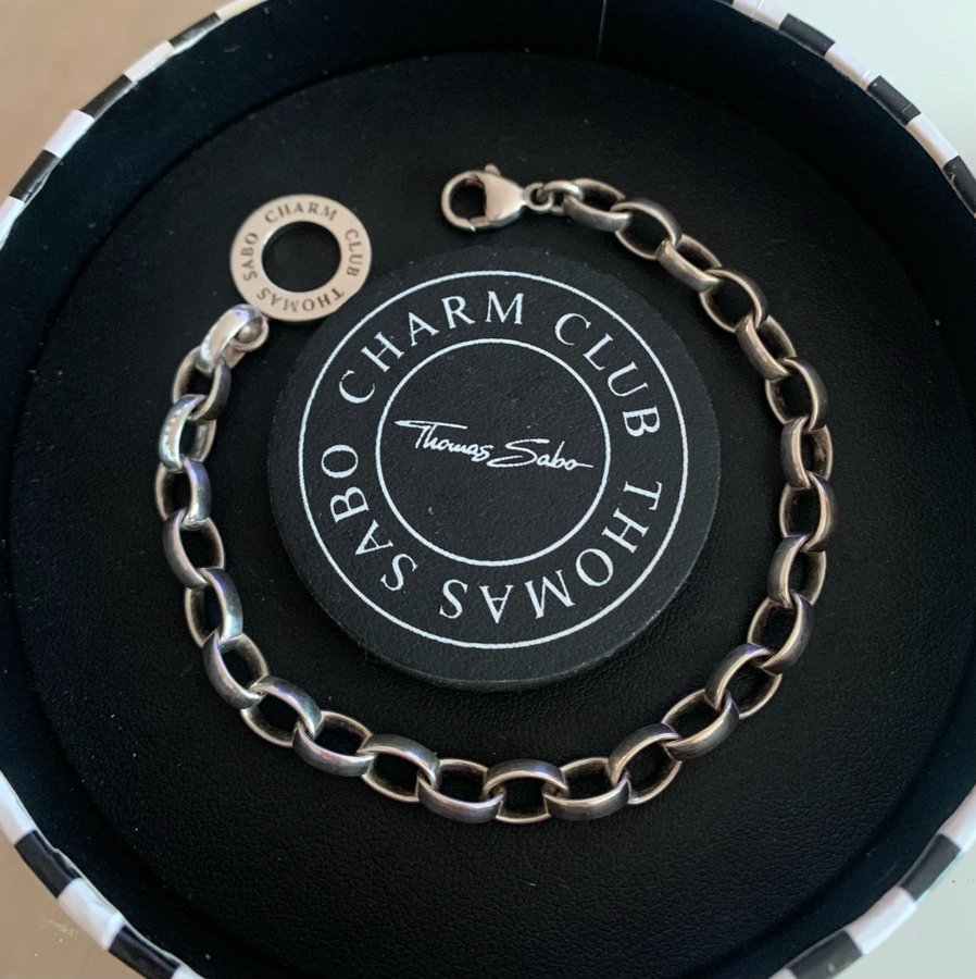 Thomas Sabo Charm Club Charm-armband classic stort, det tjockare armbandet.