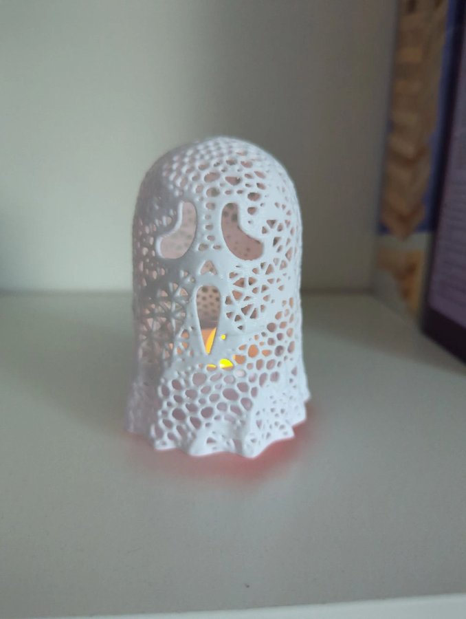 Spöklykta i 3D-print