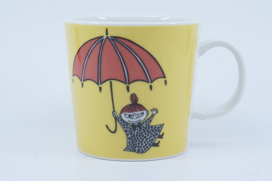 Muminmugg Lilla My, gul / Moomin Mug Little My LABEL [A]